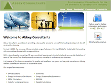 Tablet Screenshot of abbeyconsultants.co.uk